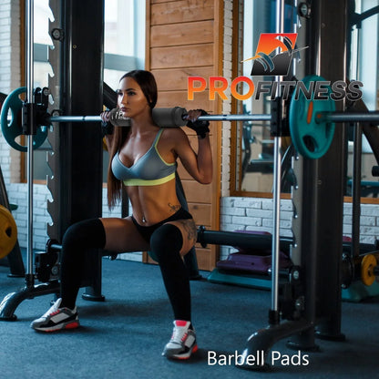 Profitness Barbell Pad Squat Pad- Shoulder Support for Squats, Lunges & Hip Thrusts - for Olympic or Standard Bars