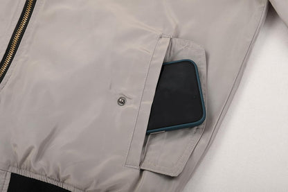 Mens Bomber Jacket Slim Fit Casual Windproof Lightweight Jackets